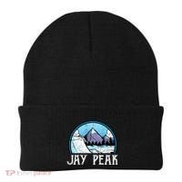 Snowboard Skier Skiing Vermont Jay Peak Mountain Meaningful Gift Beanie thumb 0