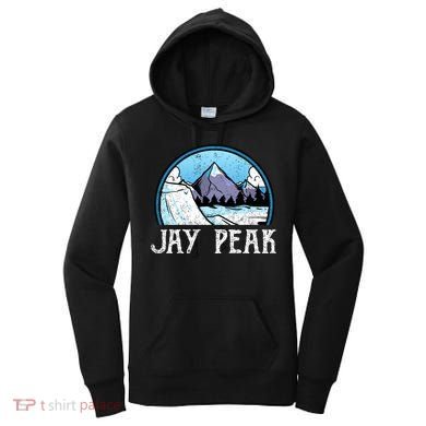Snowboard Skier Skiing Vermont Jay Peak Mountain Meaningful Gift Women's Hoodie
