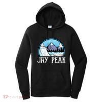 Snowboard Skier Skiing Vermont Jay Peak Mountain Meaningful Gift Women's Hoodie thumb 0