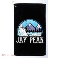 Snowboard Skier Skiing Vermont Jay Peak Mountain Meaningful Gift Golf Towel thumb 0