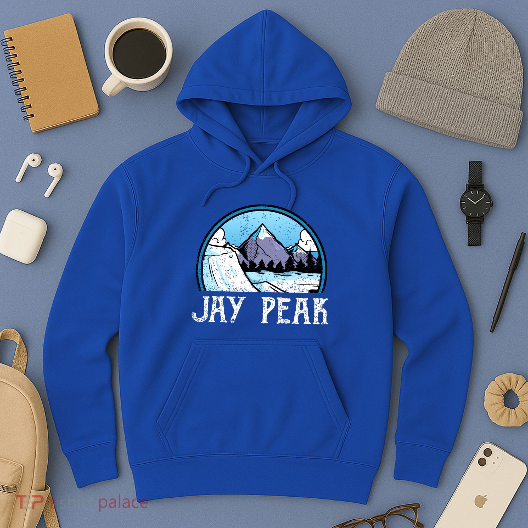 Snowboard Skier Skiing Vermont Jay Peak Mountain Meaningful Gift Hoodie
