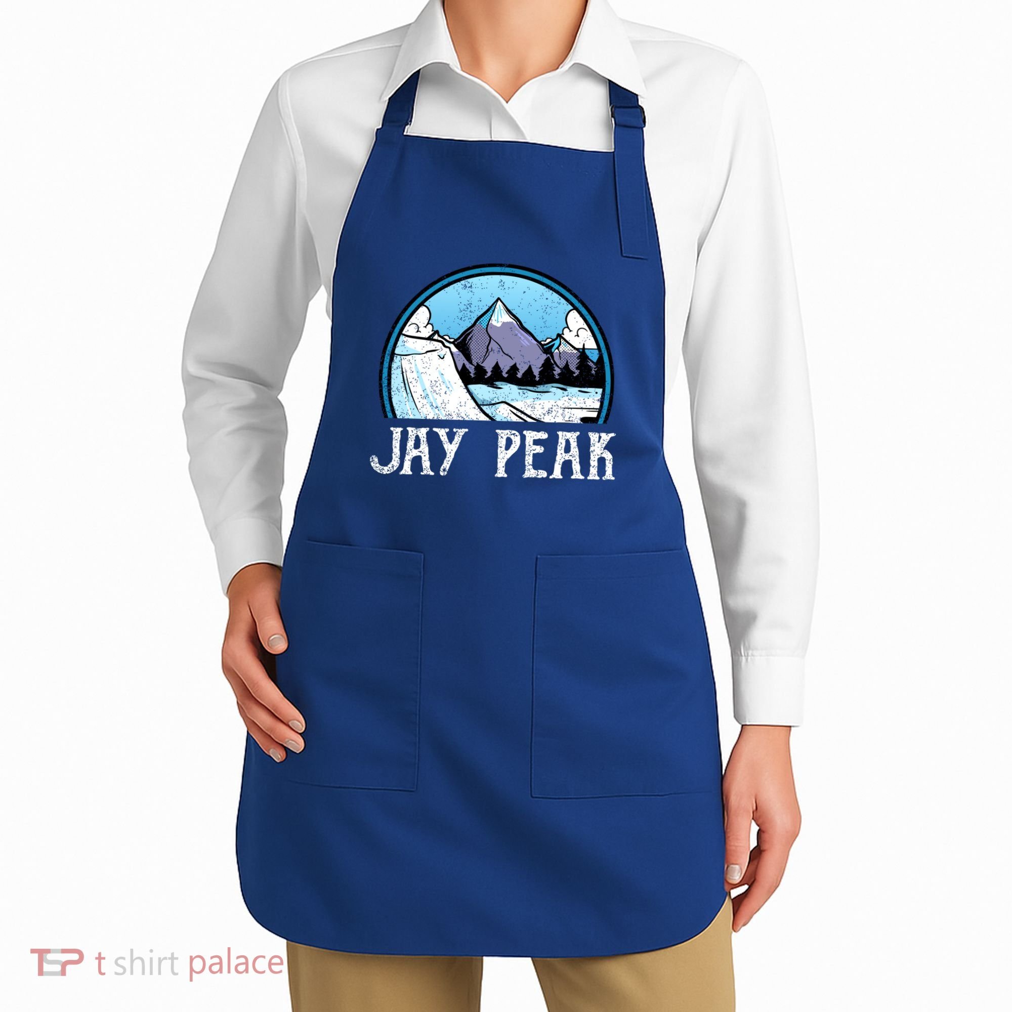 Snowboard Skier Skiing Vermont Jay Peak Mountain Meaningful Gift Apron