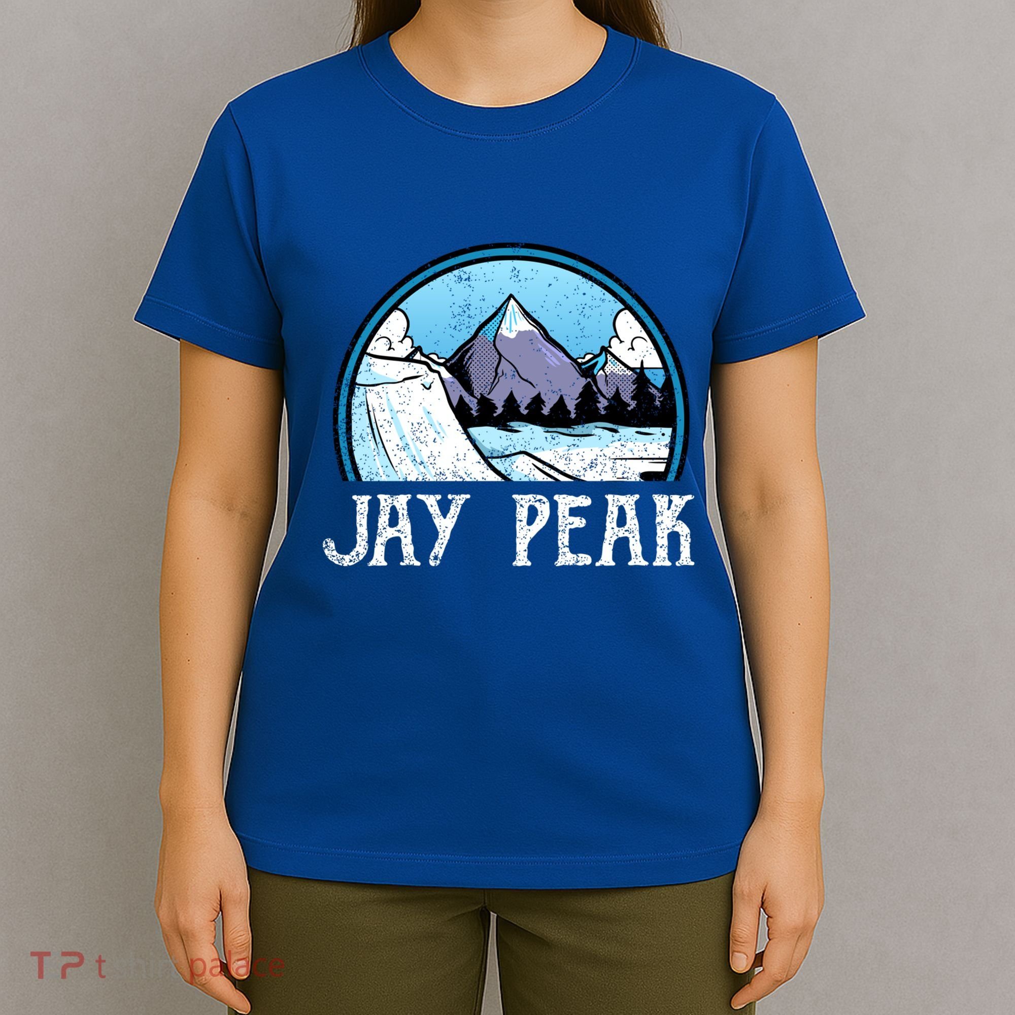Snowboard Skier Skiing Vermont Jay Peak Mountain Meaningful Gift T-Shirt