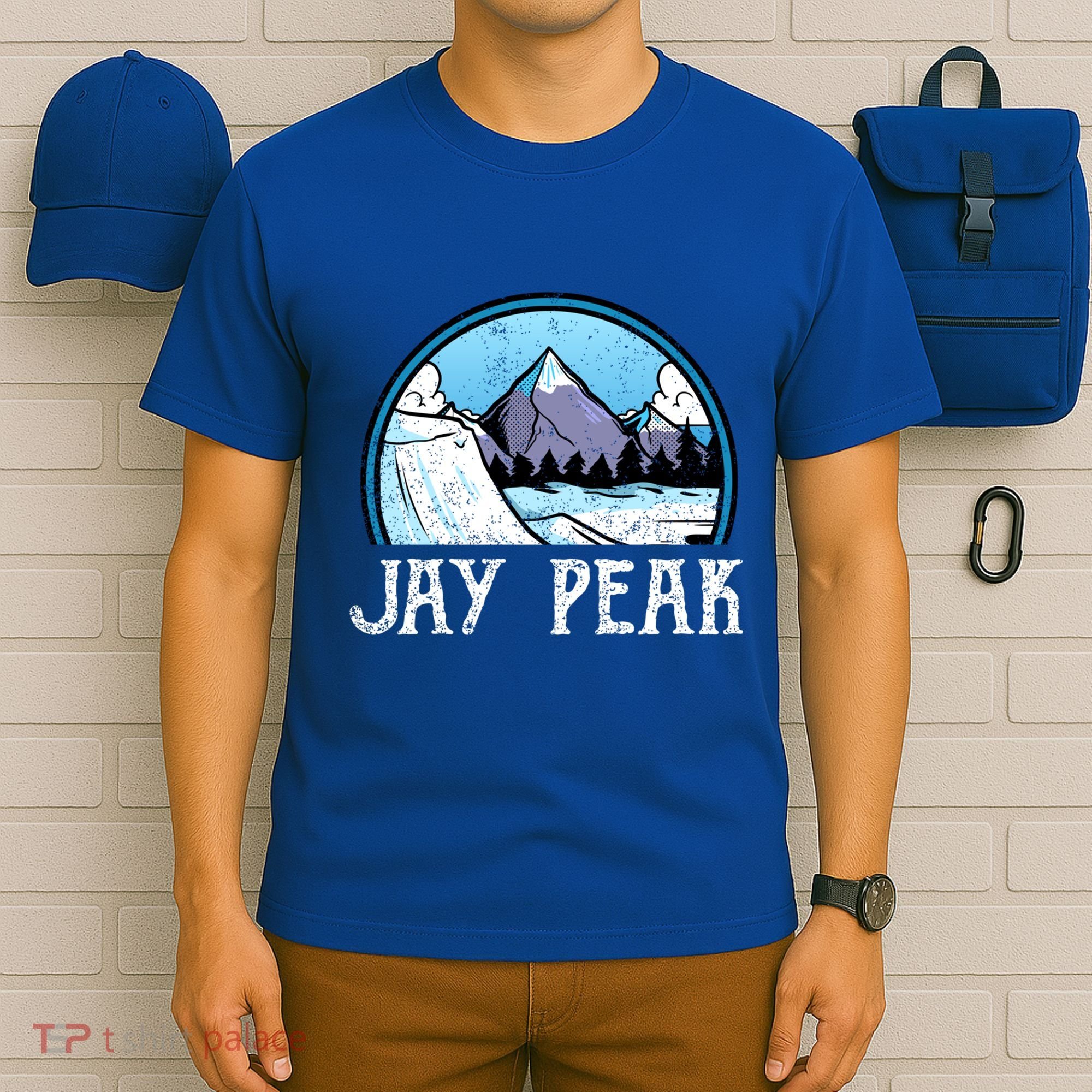 Snowboard Skier Skiing Vermont Jay Peak Mountain Meaningful Gift T-Shirt