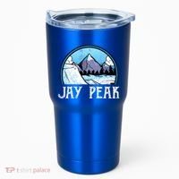 Snowboard Skier Skiing Vermont Jay Peak Mountain Meaningful Gift Tumbler thumb 0
