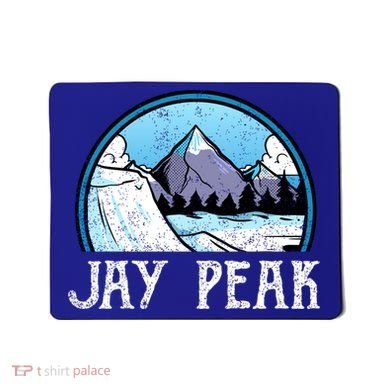 Snowboard Skier Skiing Vermont Jay Peak Mountain Meaningful Gift Mousepad