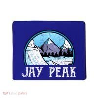Snowboard Skier Skiing Vermont Jay Peak Mountain Meaningful Gift Mousepad thumb 0
