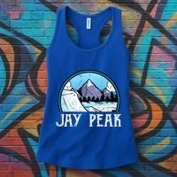 Snowboard Skier Skiing Vermont Jay Peak Mountain Meaningful Gift Women's Tank Top thumb 3