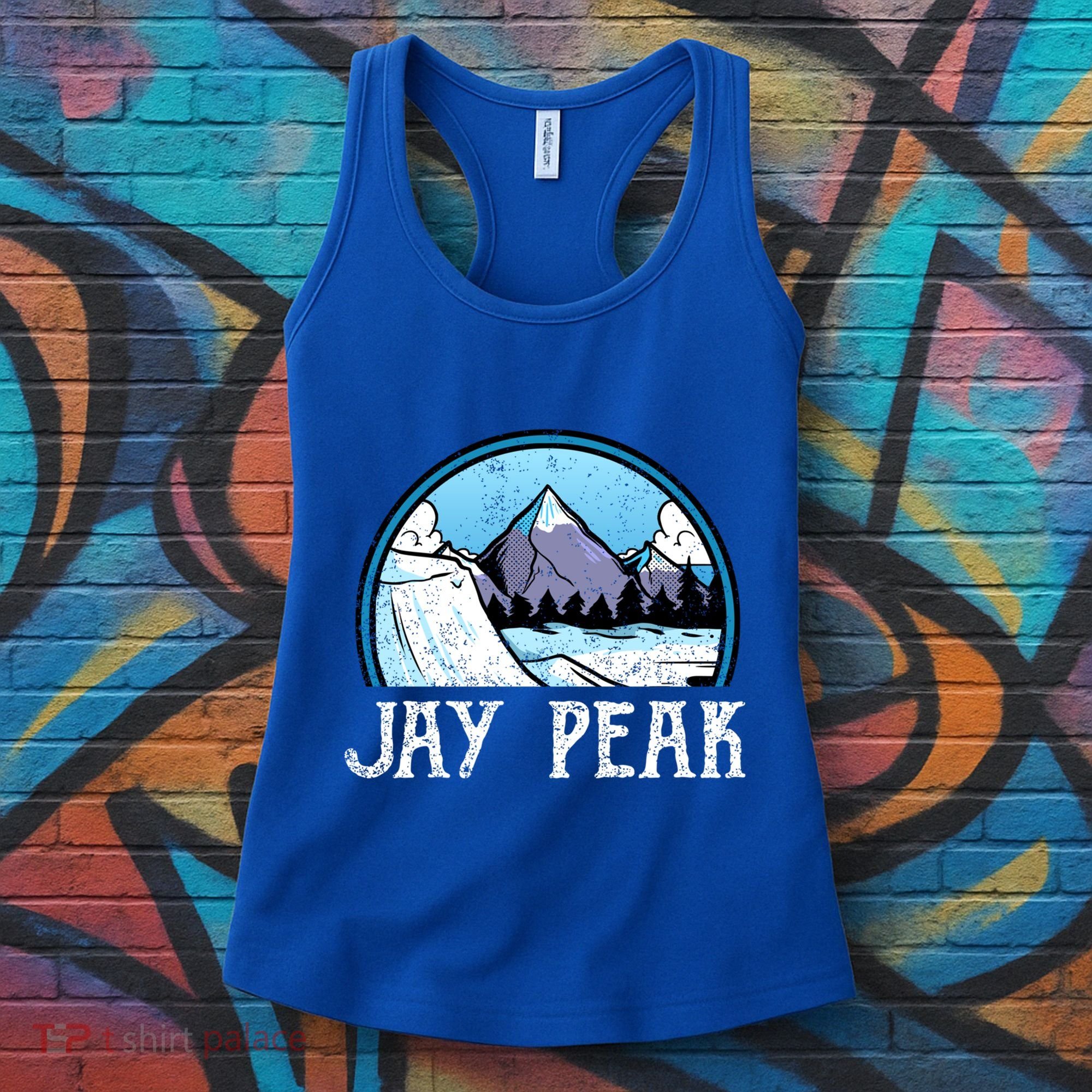 Snowboard Skier Skiing Vermont Jay Peak Mountain Meaningful Gift Women's Tank Top