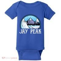 Snowboard Skier Skiing Vermont Jay Peak Mountain Meaningful Gift Baby Bodysuit thumb 0