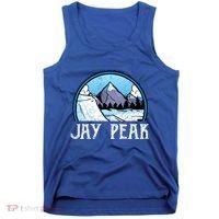 Snowboard Skier Skiing Vermont Jay Peak Mountain Meaningful Gift Tank Top thumb 0