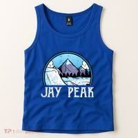 Snowboard Skier Skiing Vermont Jay Peak Mountain Meaningful Gift Tank Top thumb 2
