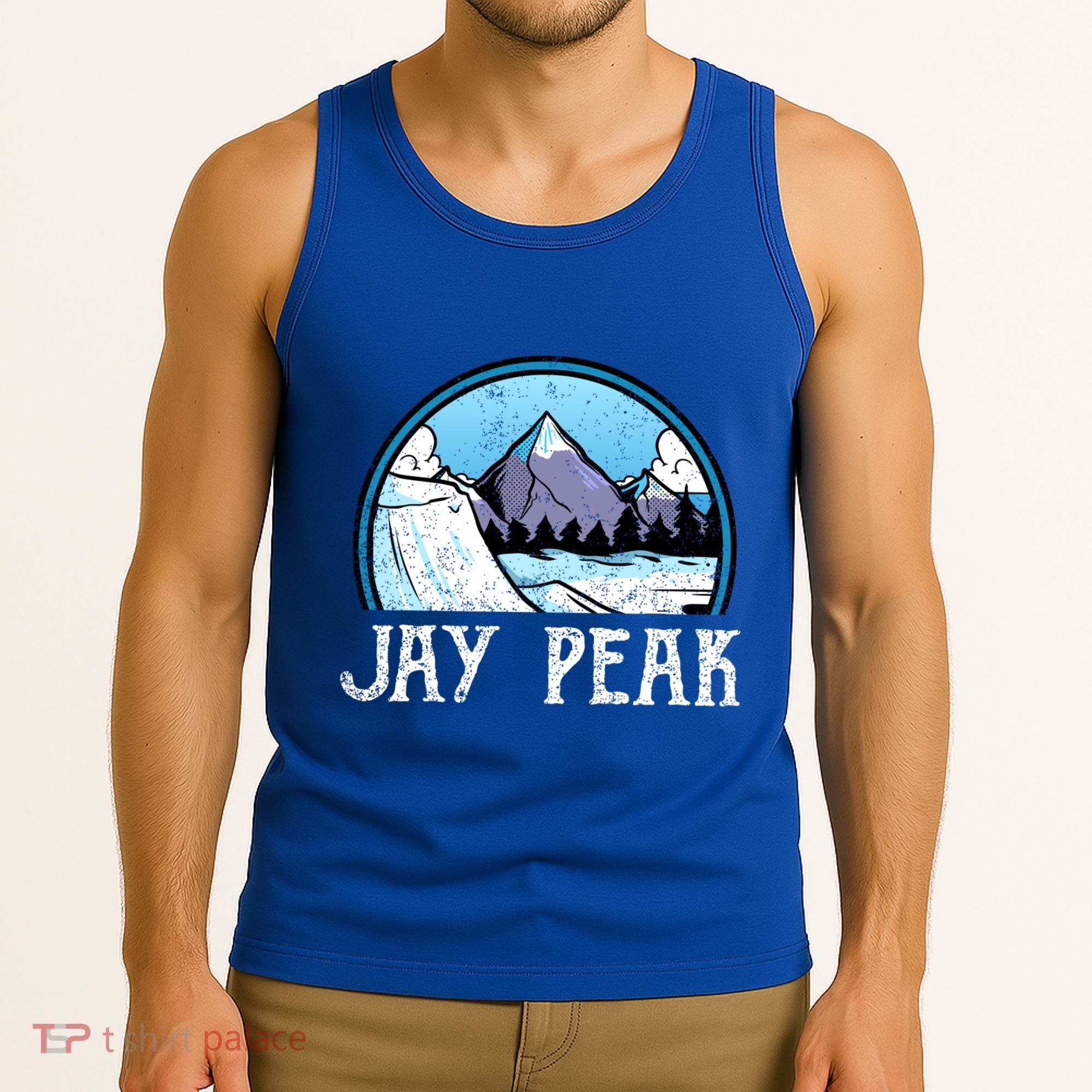 Snowboard Skier Skiing Vermont Jay Peak Mountain Meaningful Gift Tank Top