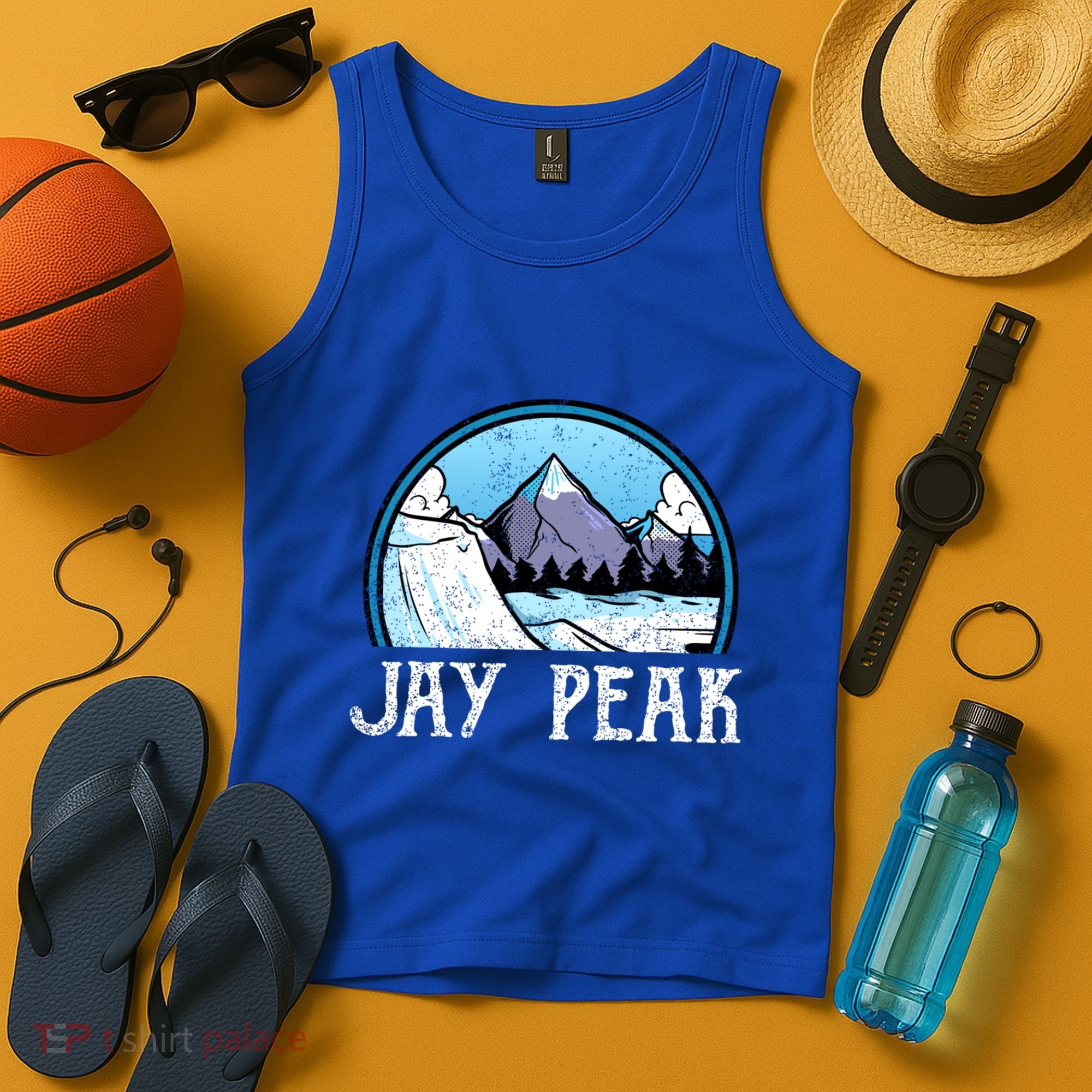 Snowboard Skier Skiing Vermont Jay Peak Mountain Meaningful Gift Tank Top