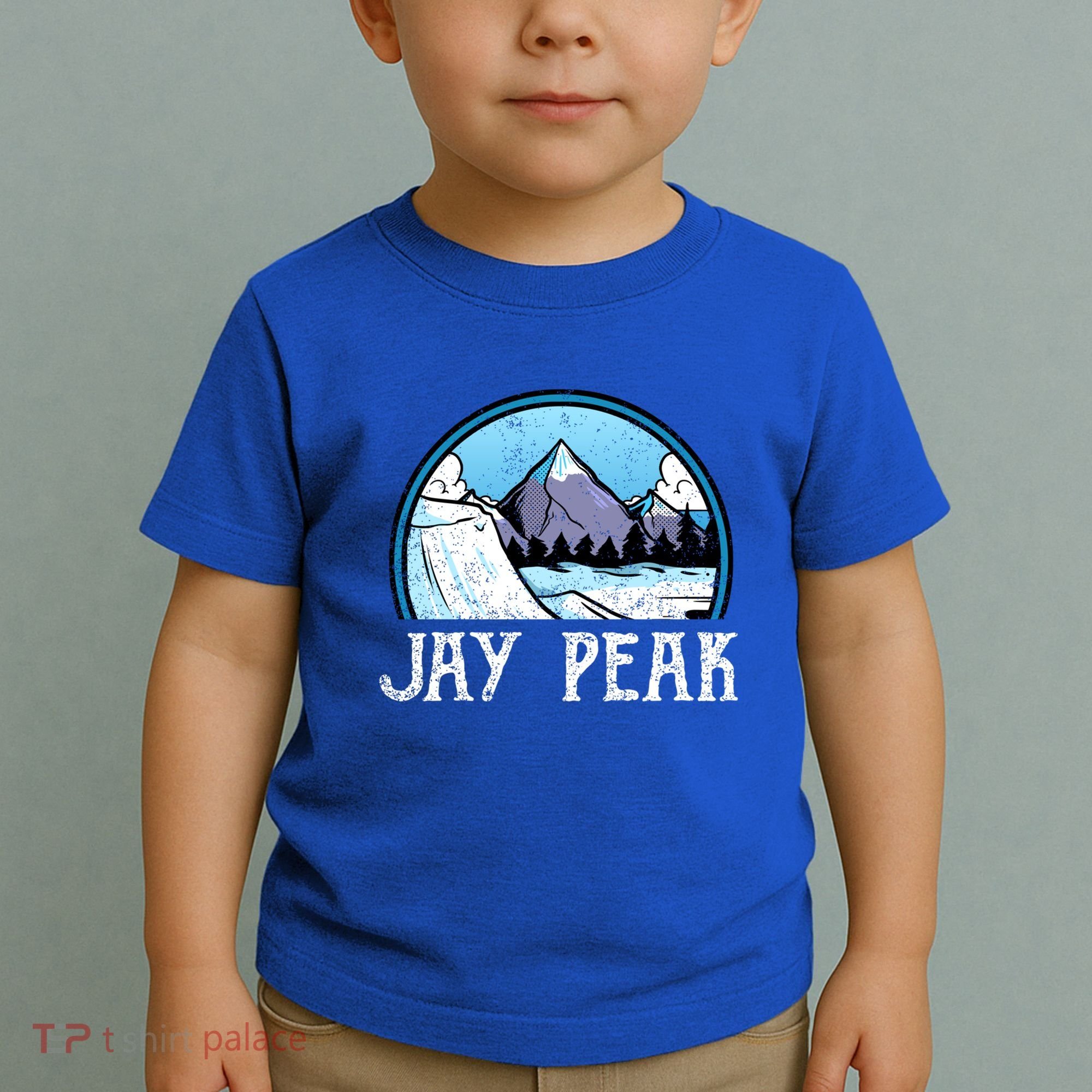 Snowboard Skier Skiing Vermont Jay Peak Mountain Meaningful Gift Toddler T-Shirt
