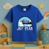 Snowboard Skier Skiing Vermont Jay Peak Mountain Meaningful Gift Toddler T-Shirt thumb 3
