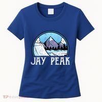 Snowboard Skier Skiing Vermont Jay Peak Mountain Meaningful Gift Women's T-Shirt thumb 0