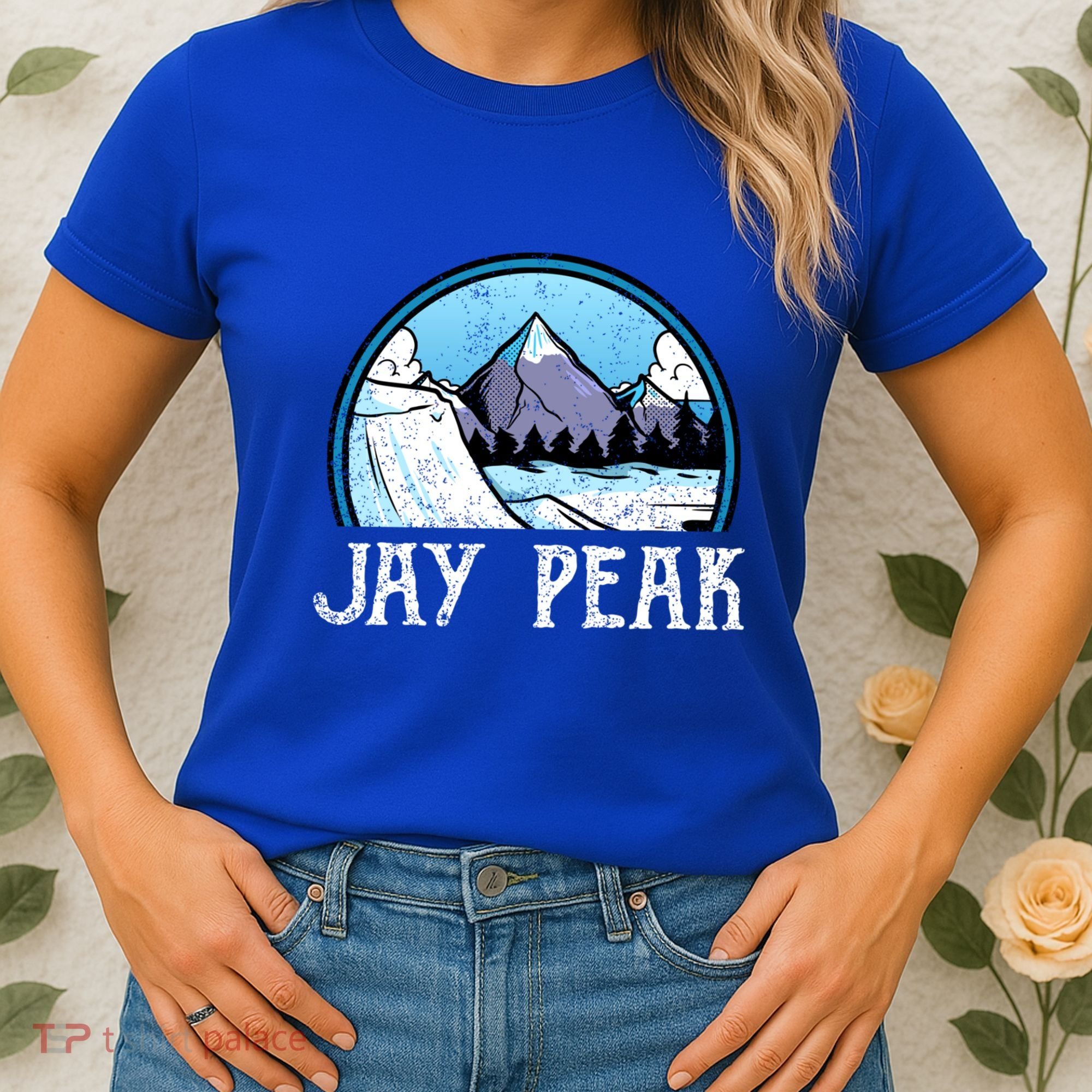 Snowboard Skier Skiing Vermont Jay Peak Mountain Meaningful Gift Women's T-Shirt