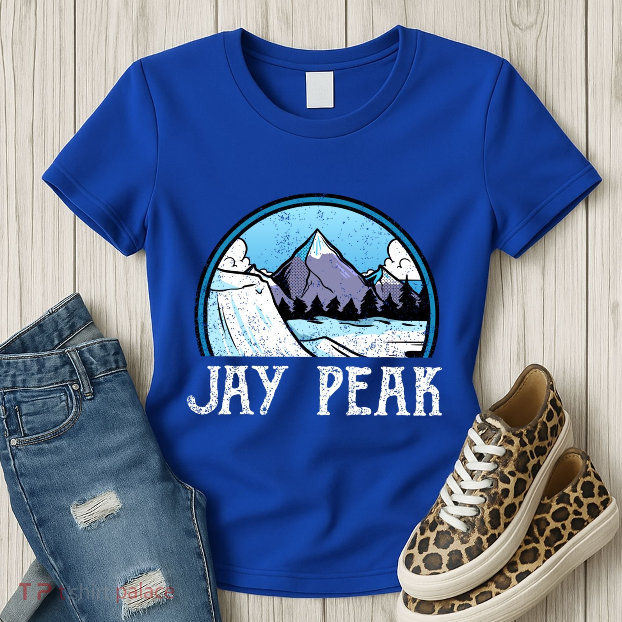 Snowboard Skier Skiing Vermont Jay Peak Mountain Meaningful Gift Women's T-Shirt
