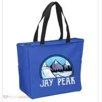 Snowboard Skier Skiing Vermont Jay Peak Mountain Meaningful Gift Tote Bag thumb 2