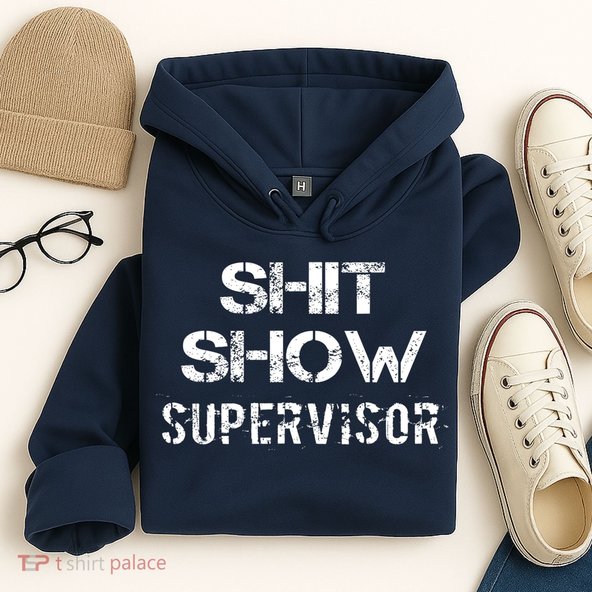 Shit Show Supervisor Funny Mom Boss Manager Teacher Gift Hoodie