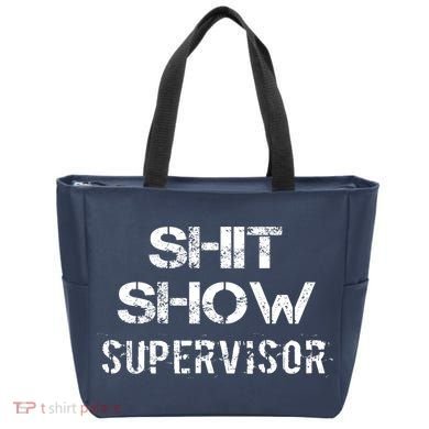 Shit Show Supervisor Funny Mom Boss Manager Teacher Gift Tote Bag