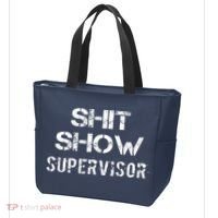 Shit Show Supervisor Funny Mom Boss Manager Teacher Gift Tote Bag thumb 3