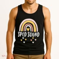 Sped Squad Special Education Teacher Sped Ed Teacher Gift Tank Top thumb 3