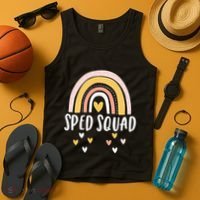 Sped Squad Special Education Teacher Sped Ed Teacher Gift Tank Top thumb 4