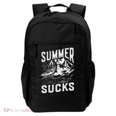 Summer Sucks Snowmobile Rider Gift Backpack