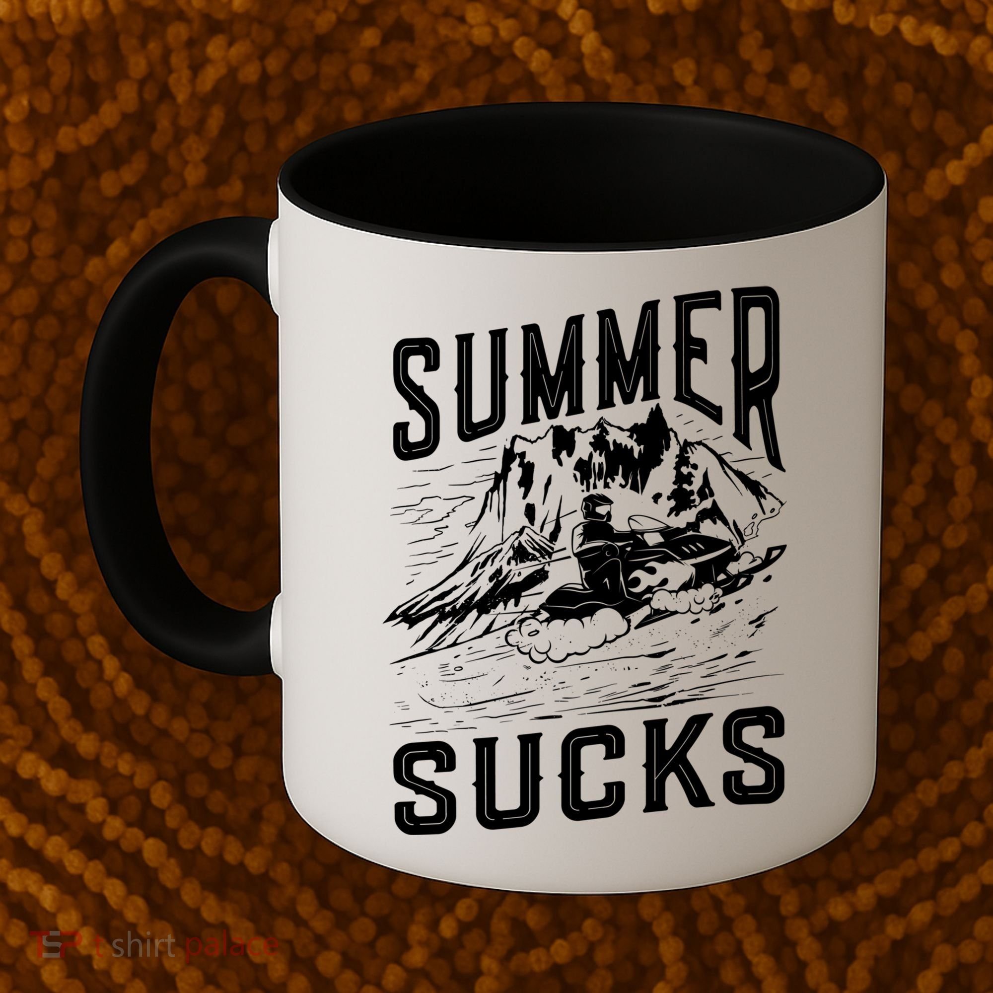 Summer Sucks Snowmobile Rider Gift Coffee Mug