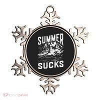 Summer Sucks Snowmobile Rider Gift Ornament thumb 0