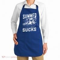 Summer Sucks Snowmobile Rider Gift Apron thumb 2