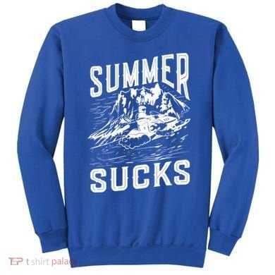 Summer Sucks Snowmobile Rider Gift Sweatshirt