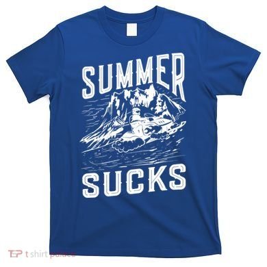 Summer Sucks Snowmobile Rider Gift T-Shirt