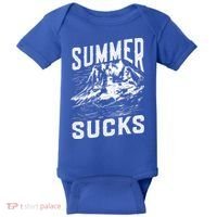 Summer Sucks Snowmobile Rider Gift Baby Bodysuit thumb 0