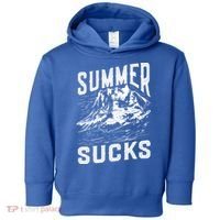 Summer Sucks Snowmobile Rider Gift Toddler Hoodie thumb 0