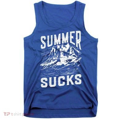 Summer Sucks Snowmobile Rider Gift Tank Top