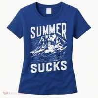 Summer Sucks Snowmobile Rider Gift Women's T-Shirt thumb 0