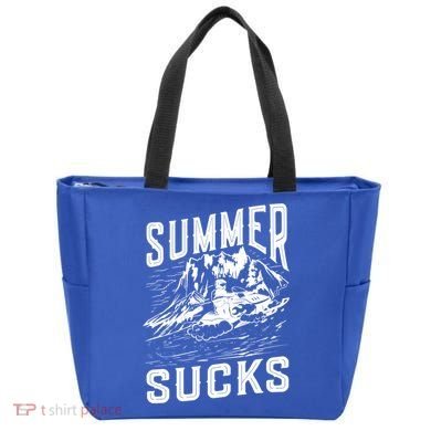 Summer Sucks Snowmobile Rider Gift Tote Bag