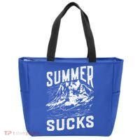 Summer Sucks Snowmobile Rider Gift Tote Bag thumb 0