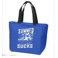 Summer Sucks Snowmobile Rider Gift Tote Bag thumb 3