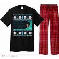 Surf Surfing Surfer Ugly Christmas Sweater Style Funny Gift Pajama Set thumb 0