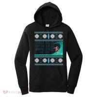 Surf Surfing Surfer Ugly Christmas Sweater Style Funny Gift Women's Hoodie thumb 0