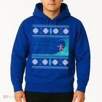 Surf Surfing Surfer Ugly Christmas Sweater Style Funny Gift Hoodie thumb 2