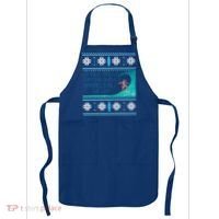Surf Surfing Surfer Ugly Christmas Sweater Style Funny Gift Apron thumb 0