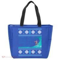 Surf Surfing Surfer Ugly Christmas Sweater Style Funny Gift Tote Bag thumb 0