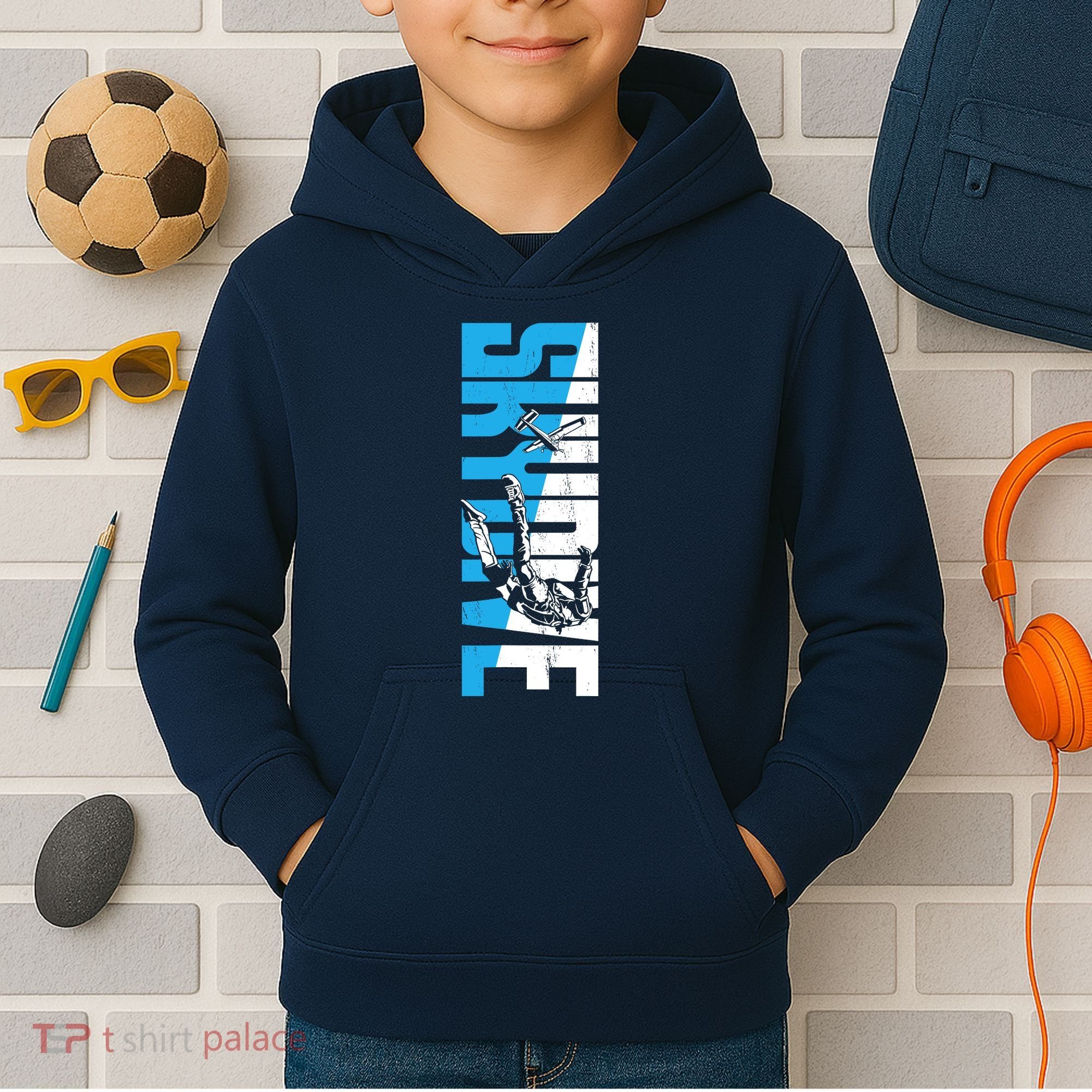 Skydiving Skydive Kids Hoodie