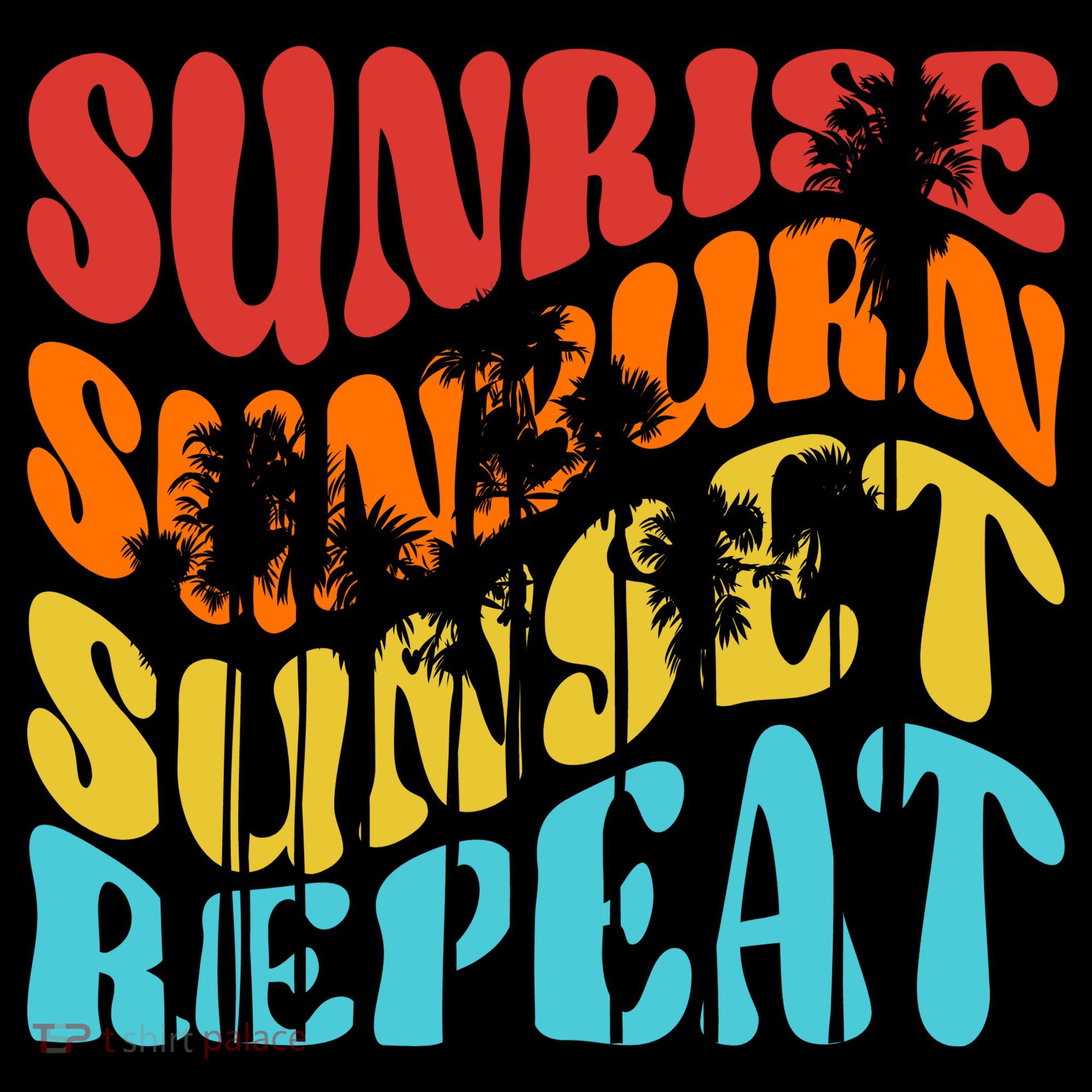 Sunride Sunburn Sunset Repeat Coffee Mug