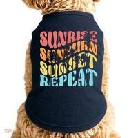Sunride Sunburn Sunset Repeat Doggie Tank thumb 0